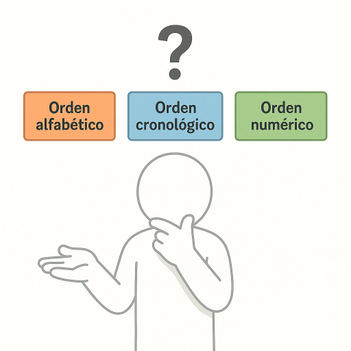 Tipos de ordenamiento documental